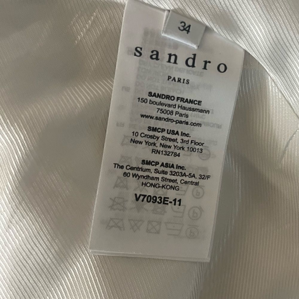 Sandro Paris Striped Blazer.  - Picture 9 of 10